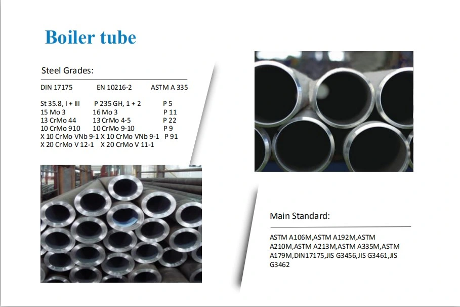 High Pressure Heat Exchanger of Seamless Stainless Steel Steam Boiler Tube